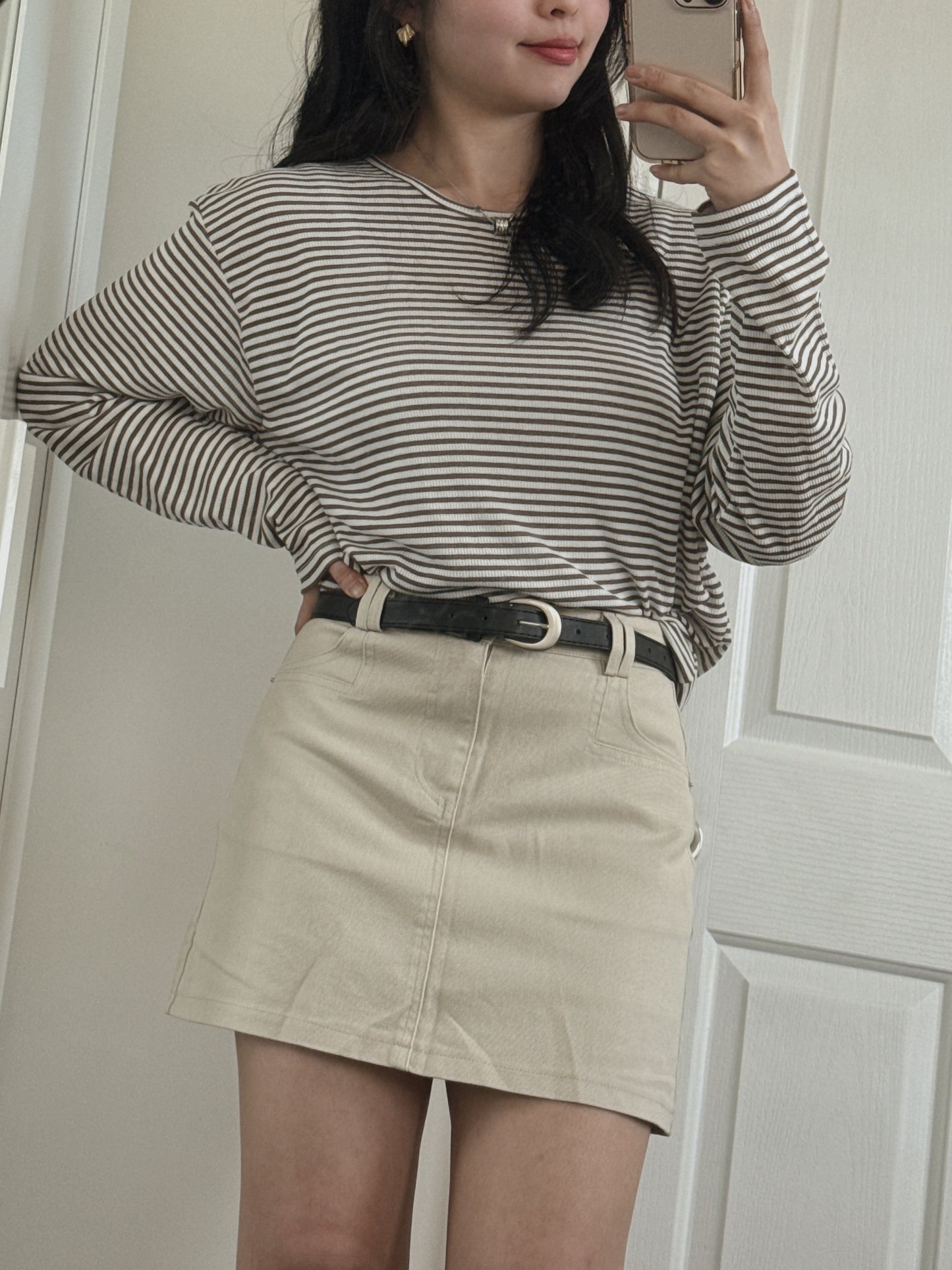 Linen Summer Stripe T-Shirt