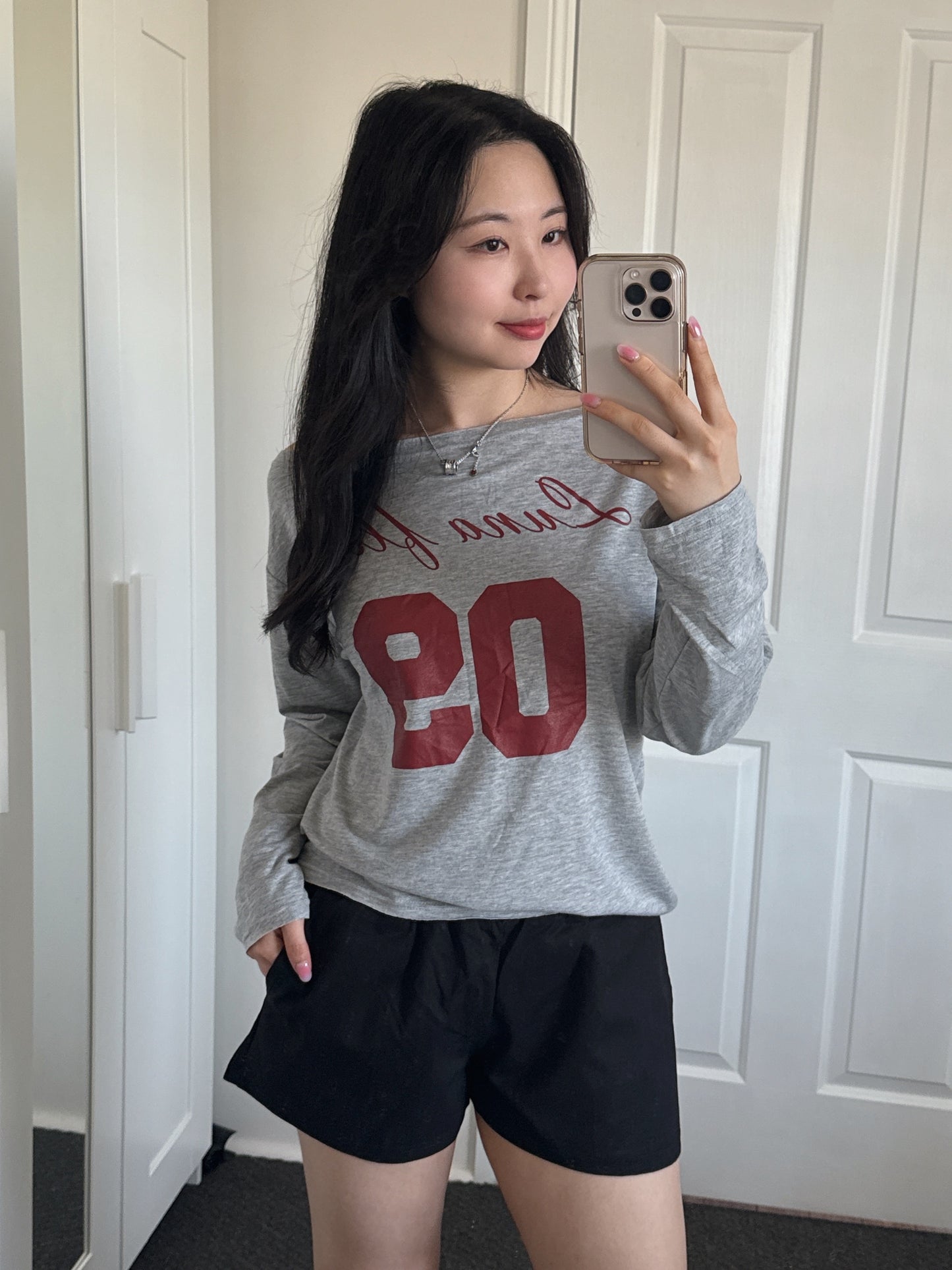 Y2K Off-Shoulder T-Shirt