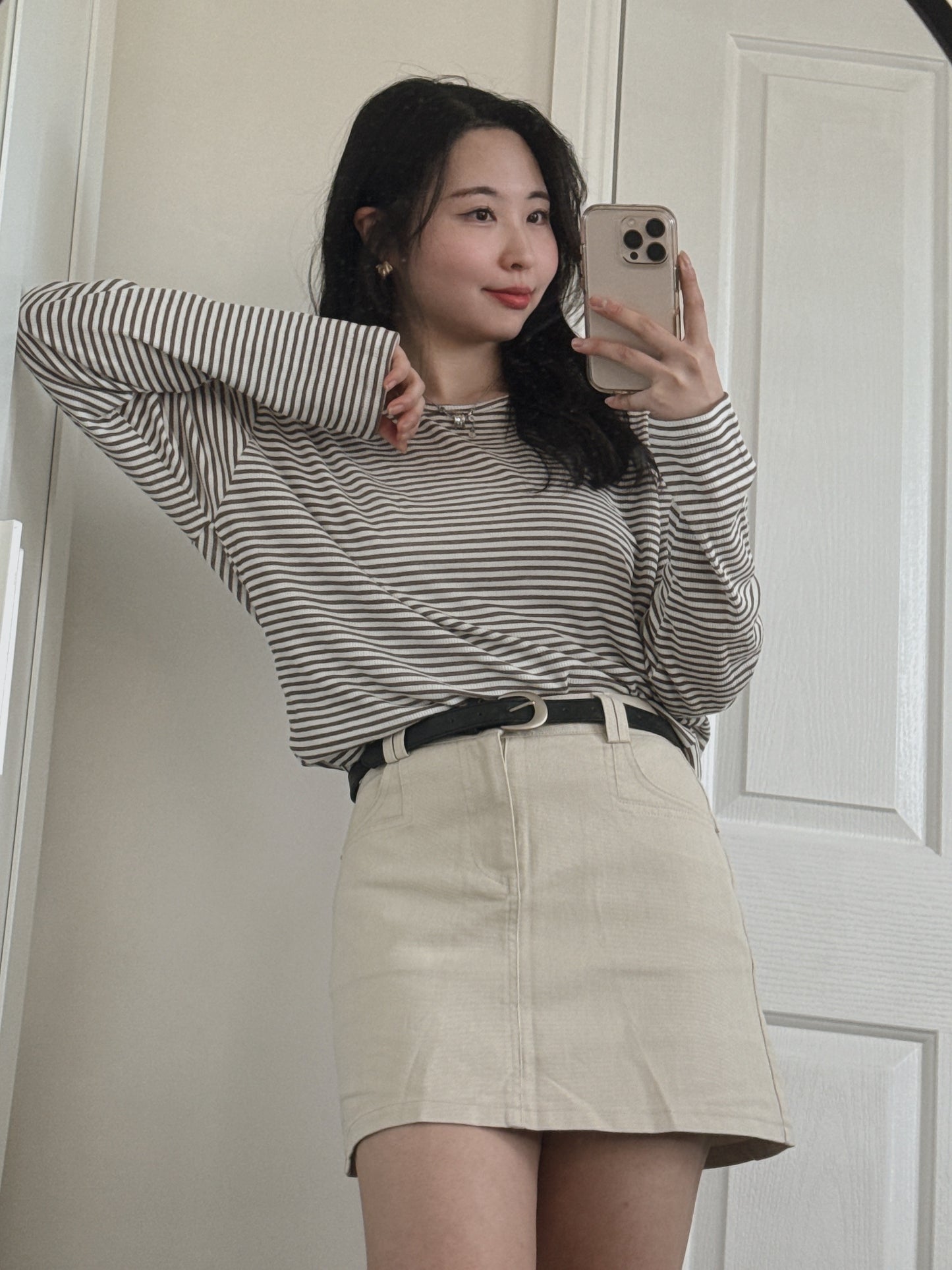Daily Cotton Belt Skirt