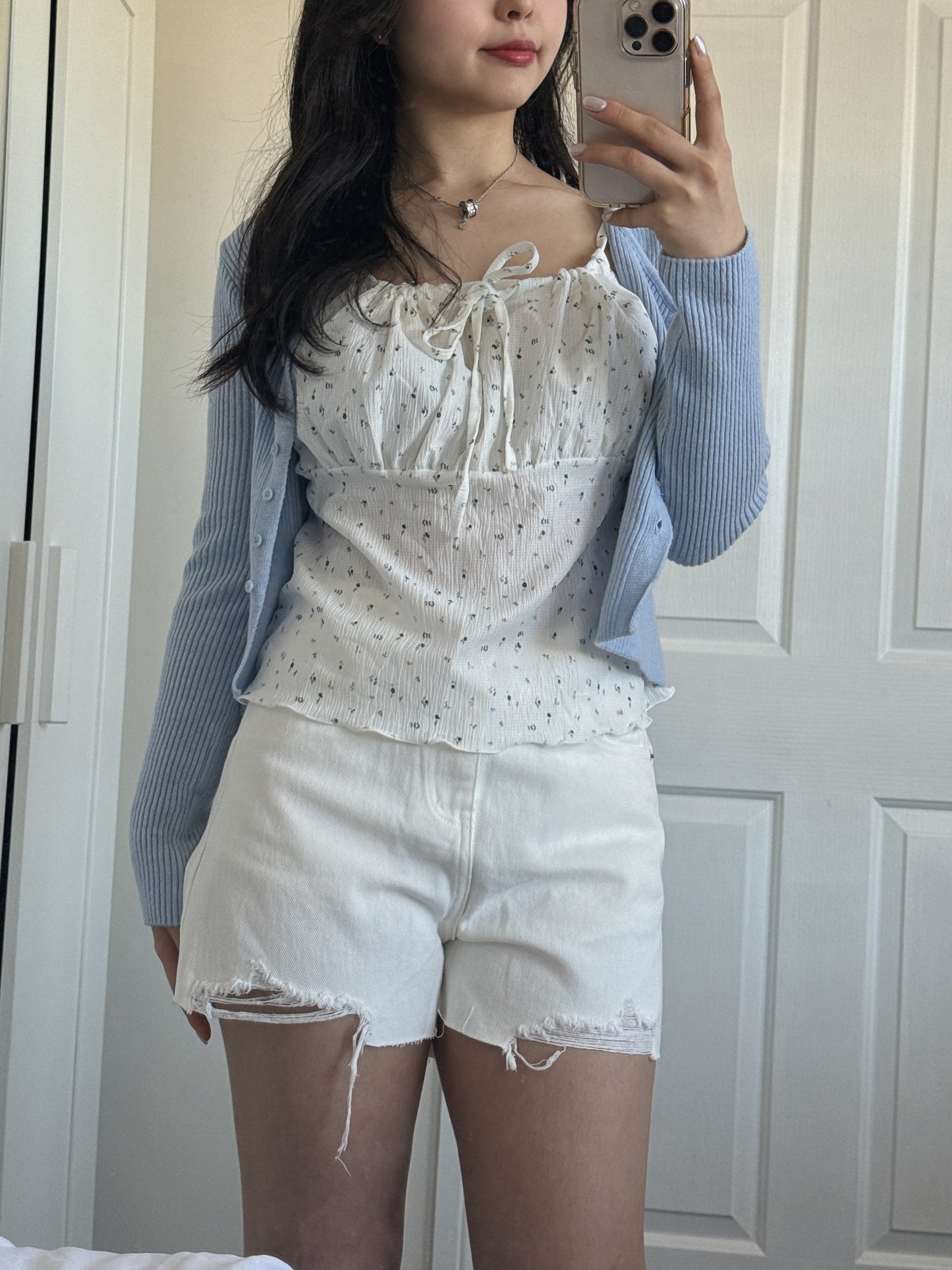 Floral Yogurt Top