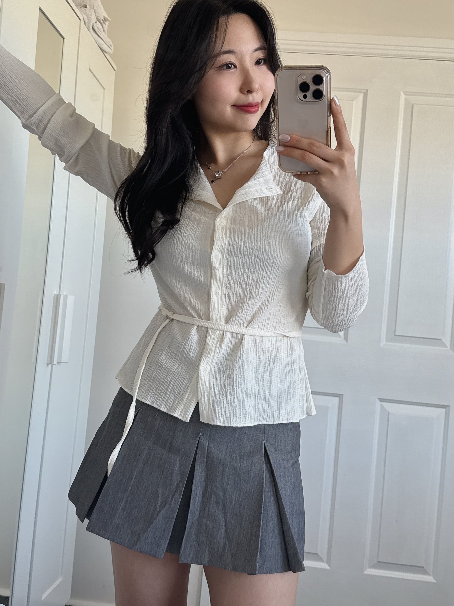 Daisy Pleats Blouse