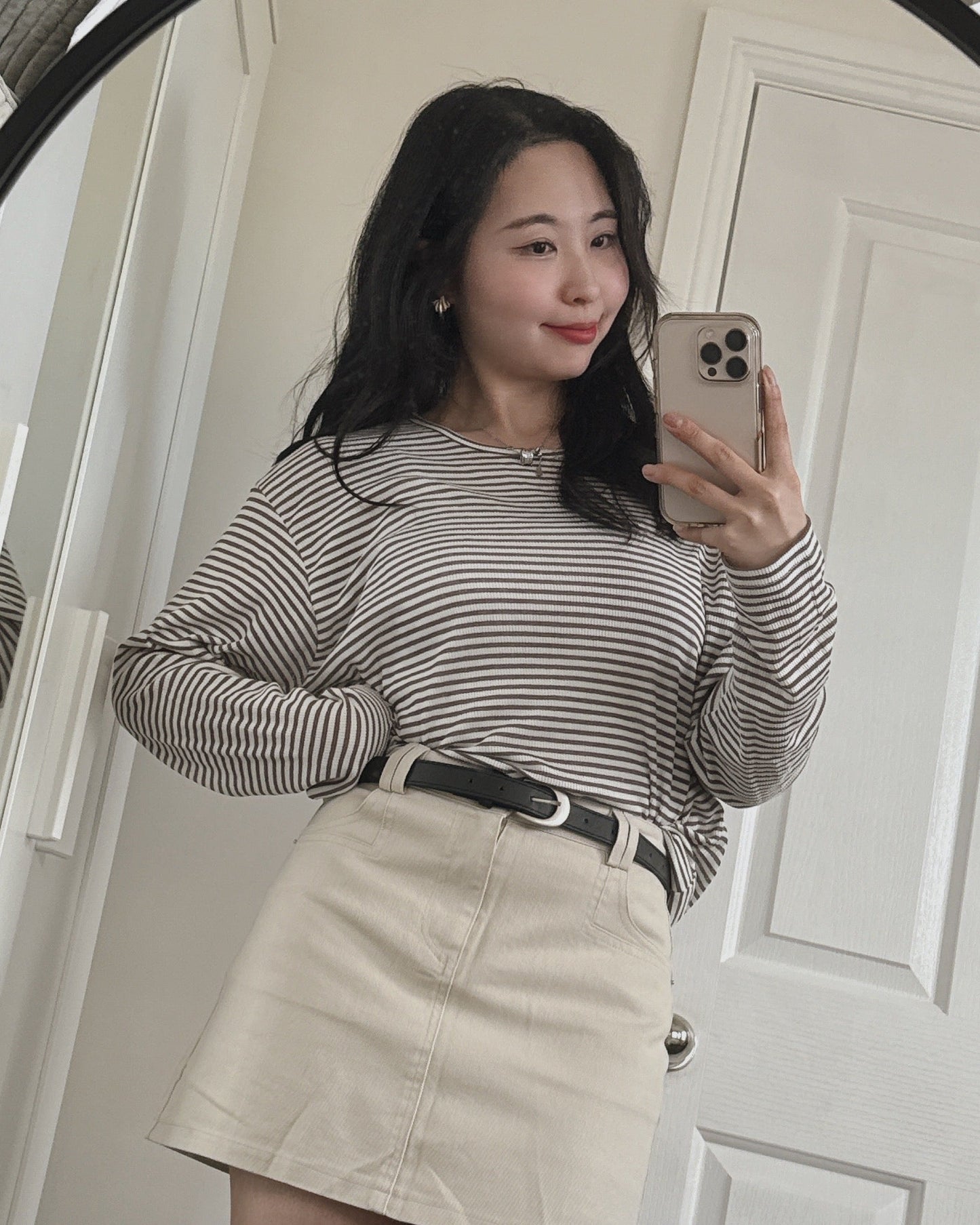 Linen Summer Stripe T-Shirt
