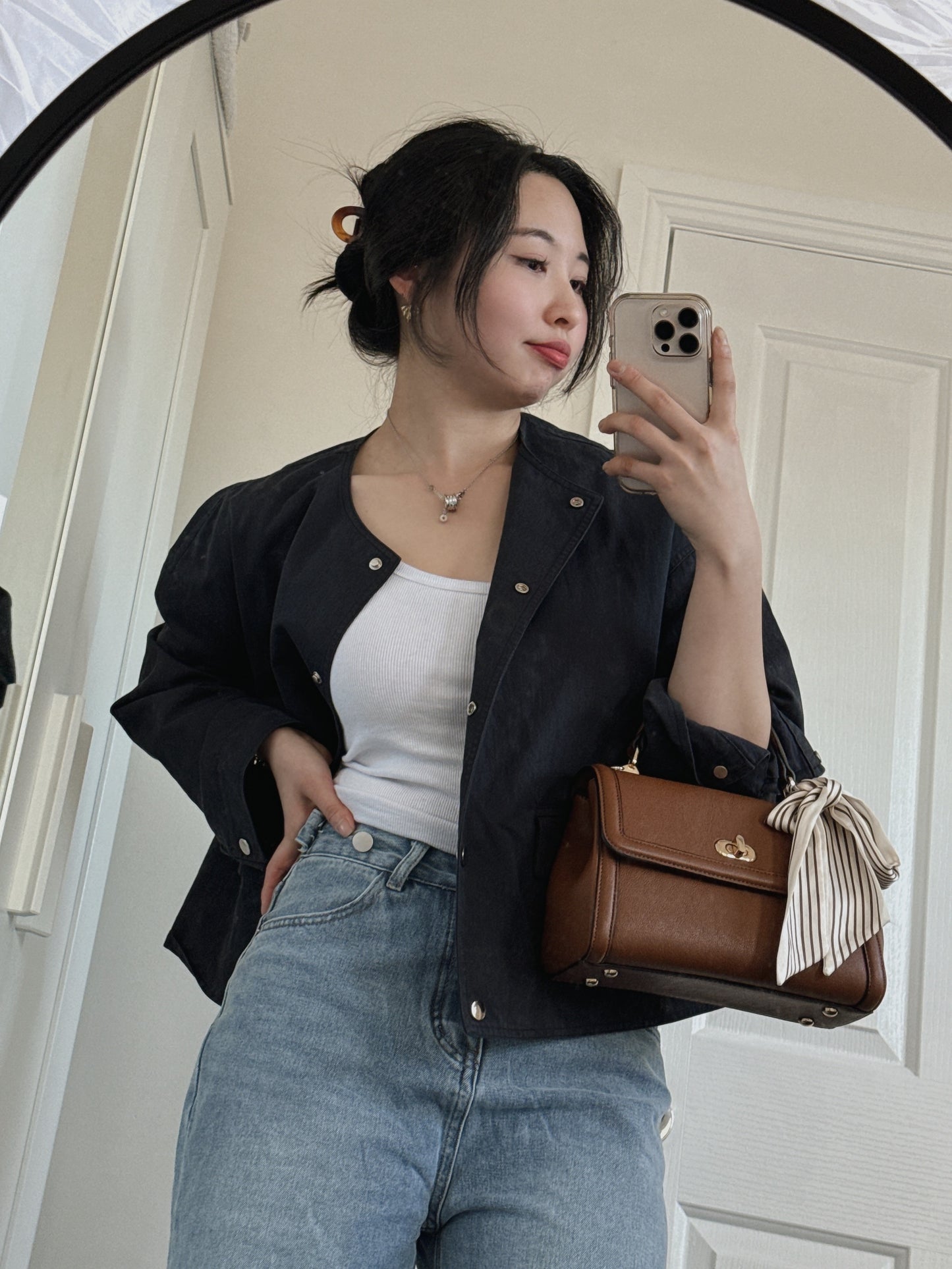 Classic Round Neck Jacket