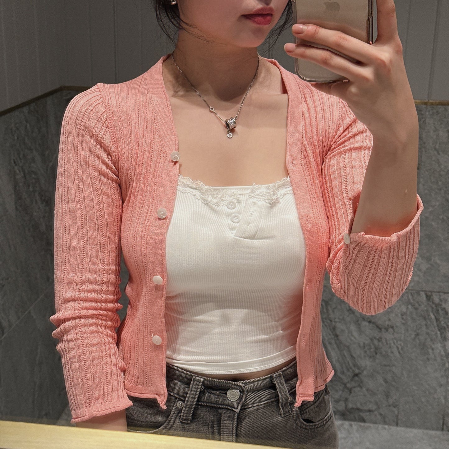 Padded Lace Top
