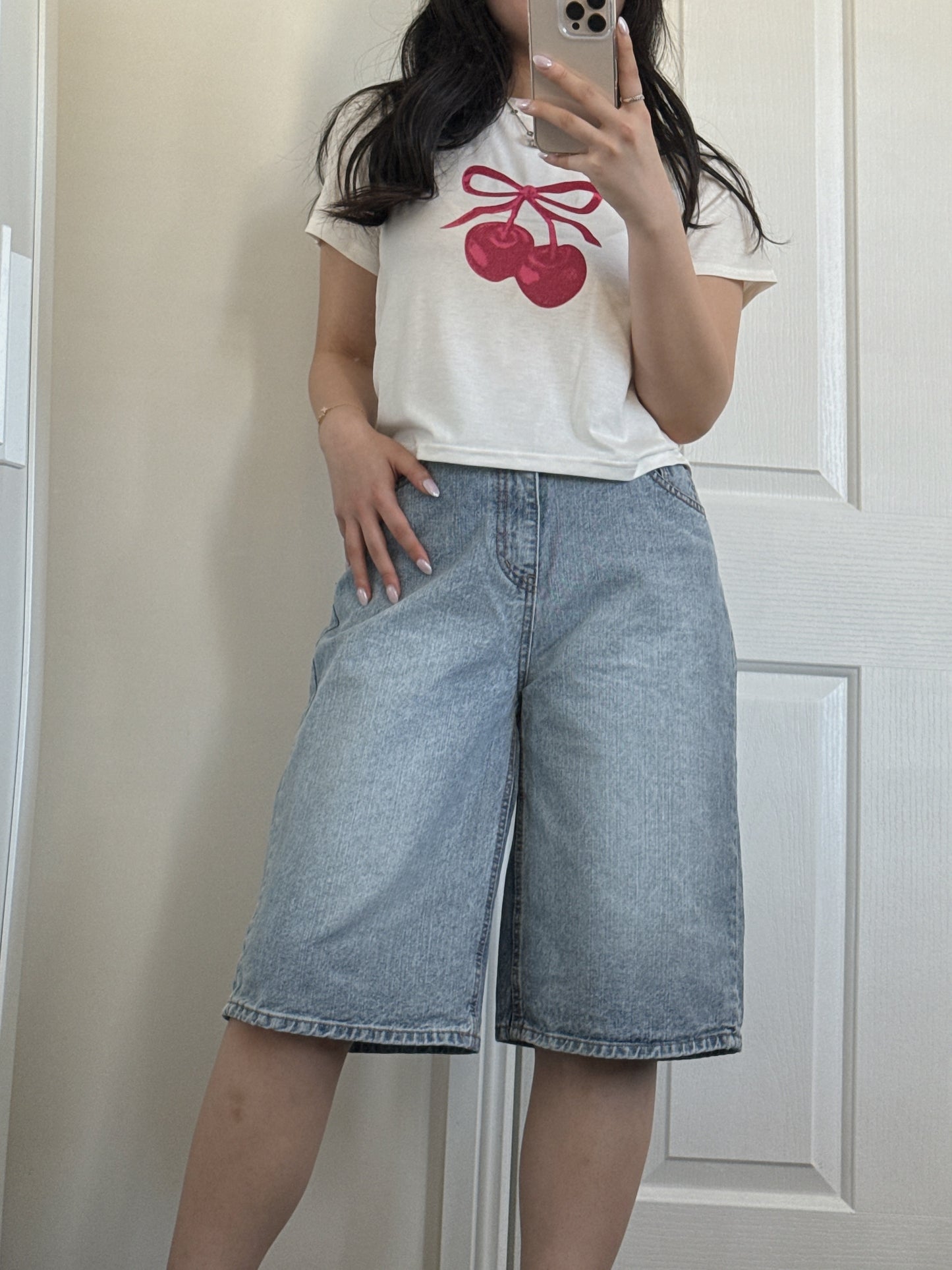 Wide Chill Bermuda Denim