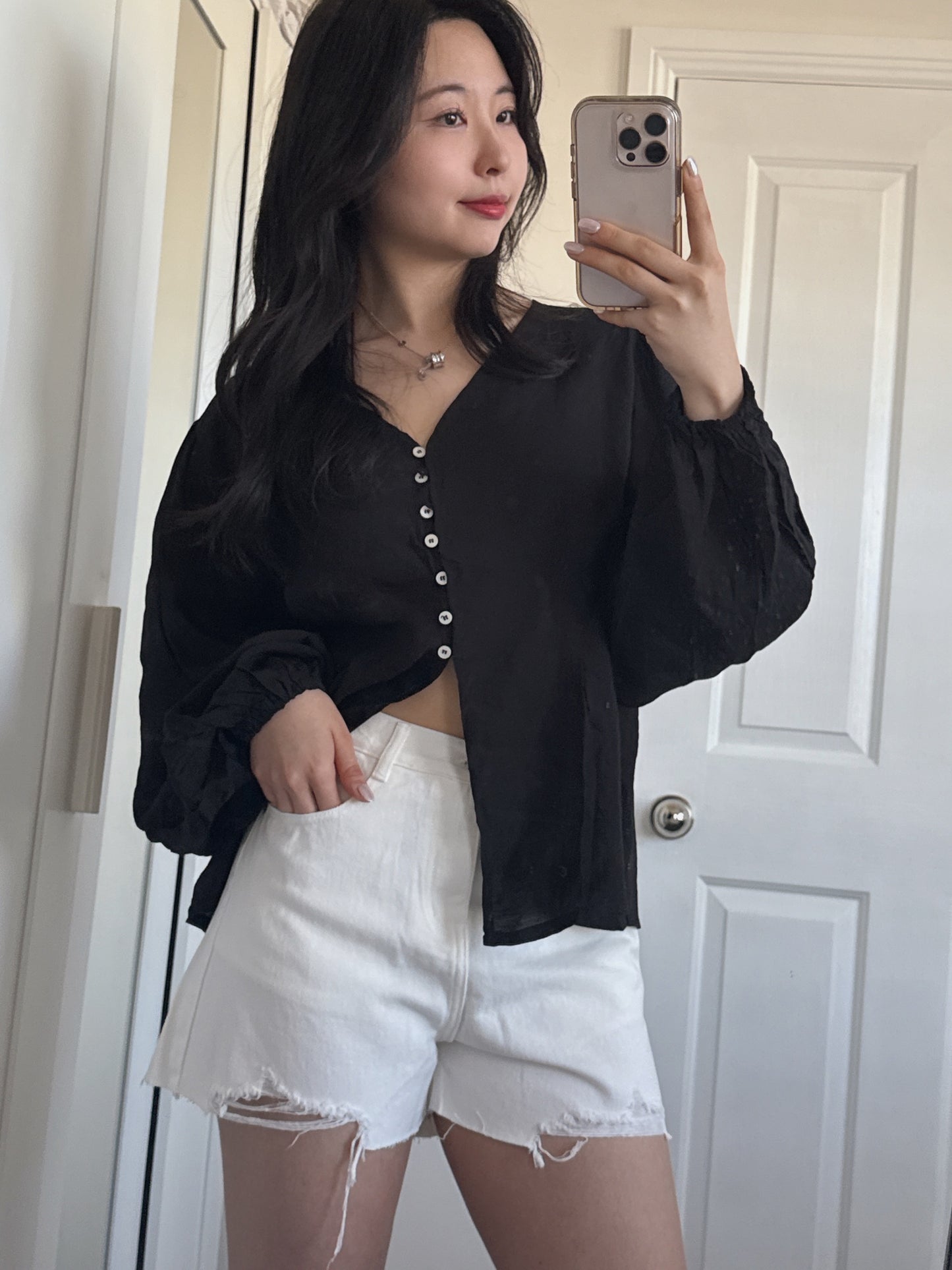 Pure White Shorts
