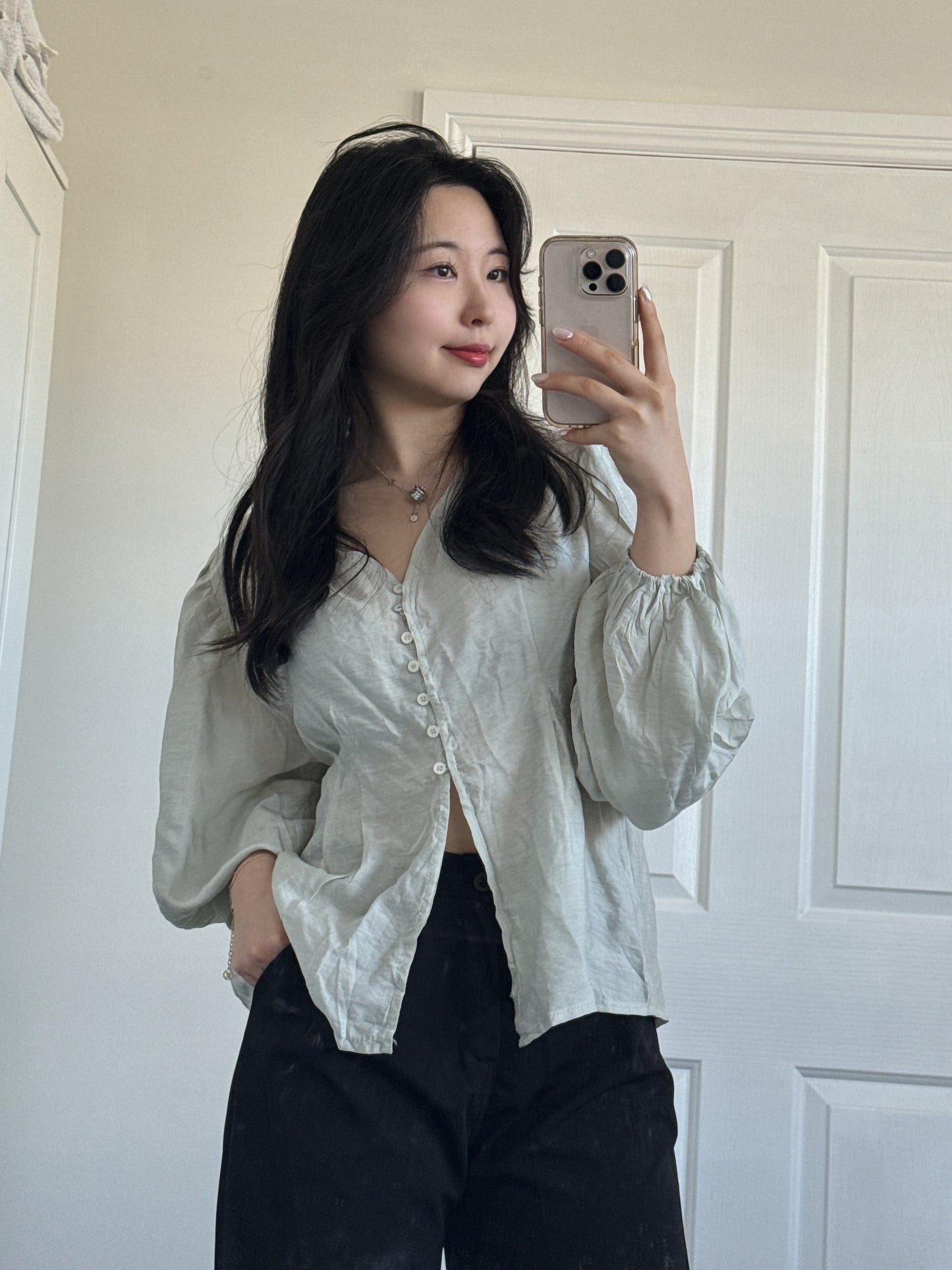 Peach Blouse