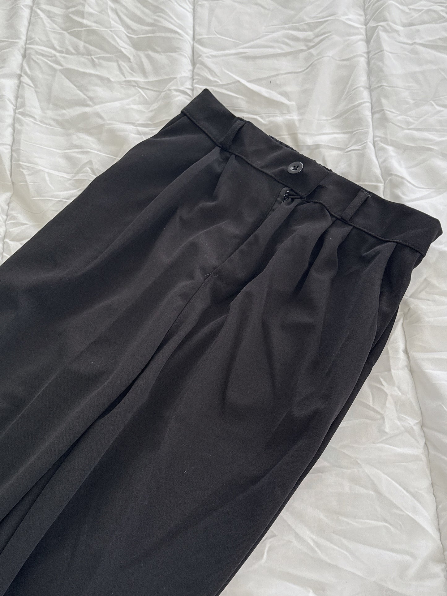 Airy Black Pants