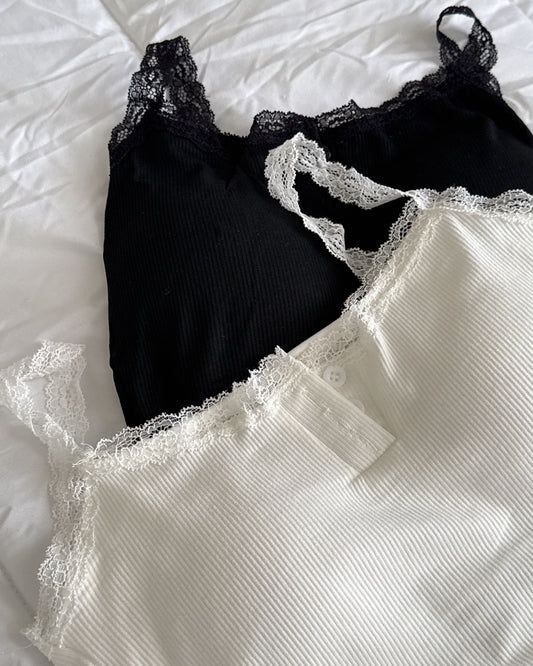 Padded Lace Top