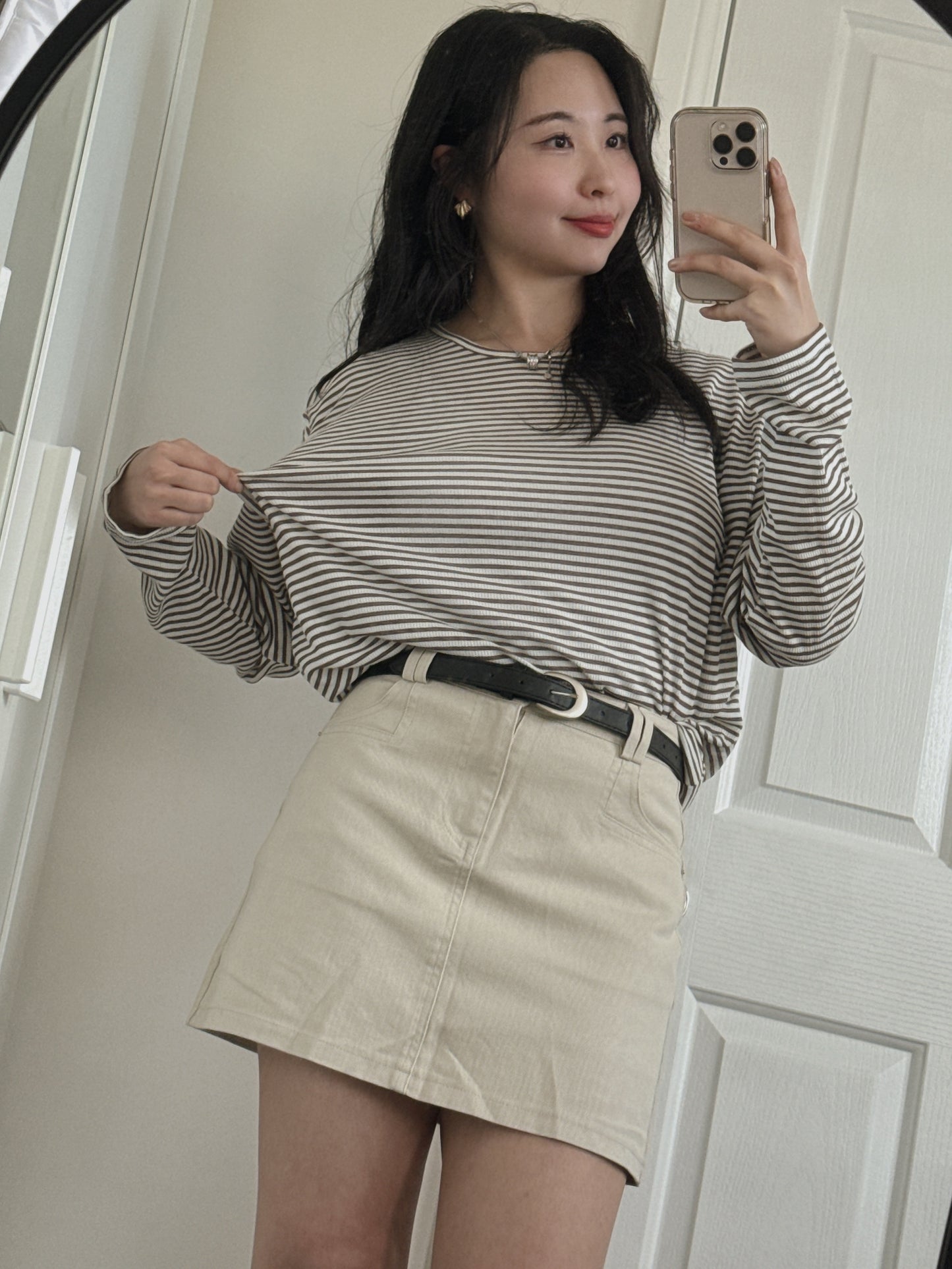 Linen Summer Stripe T-Shirt