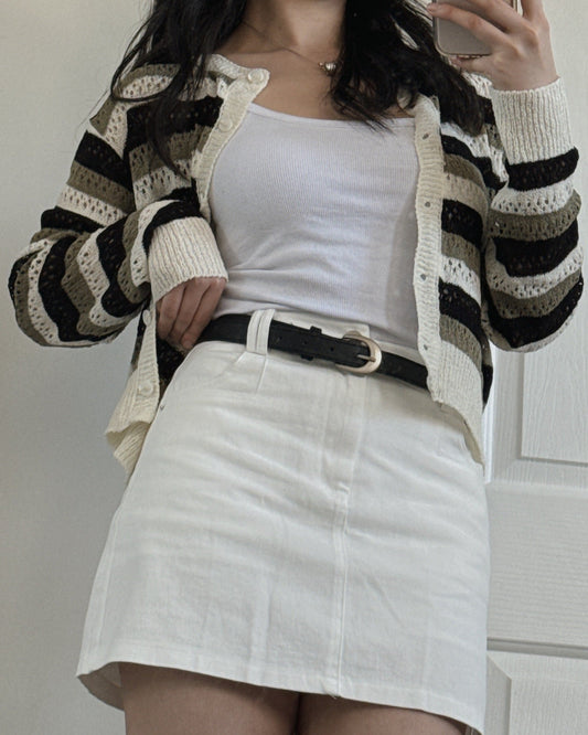 Daily Cotton Belt Skirt
