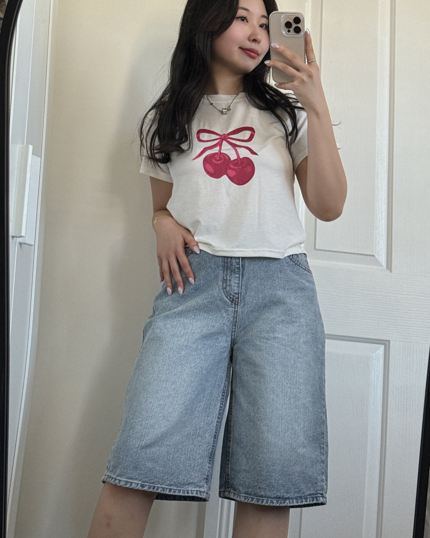 Wide Chill Bermuda Denim