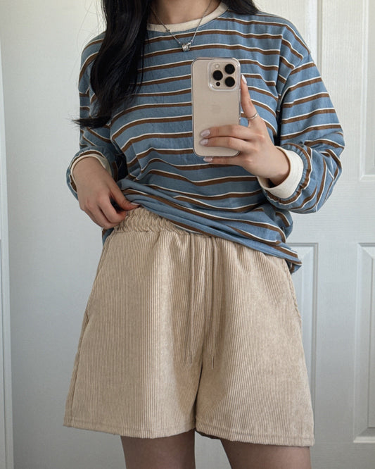 Cord Groove Shorts