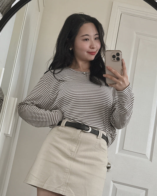 Linen Summer Stripe T-Shirt