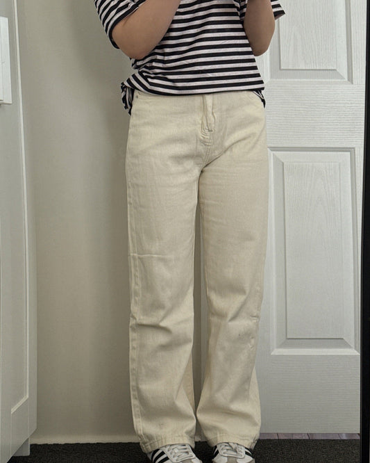 Oat Beige Denim