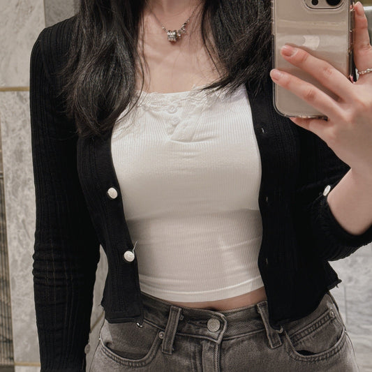 Padded Lace Top