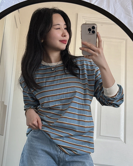 Millie Stripe Long Sleeve Tee